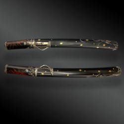 Sabre Japonais, SHINTO WAKIZASHI avec KOSHIRAE Japon Période Edo (1603-1868).