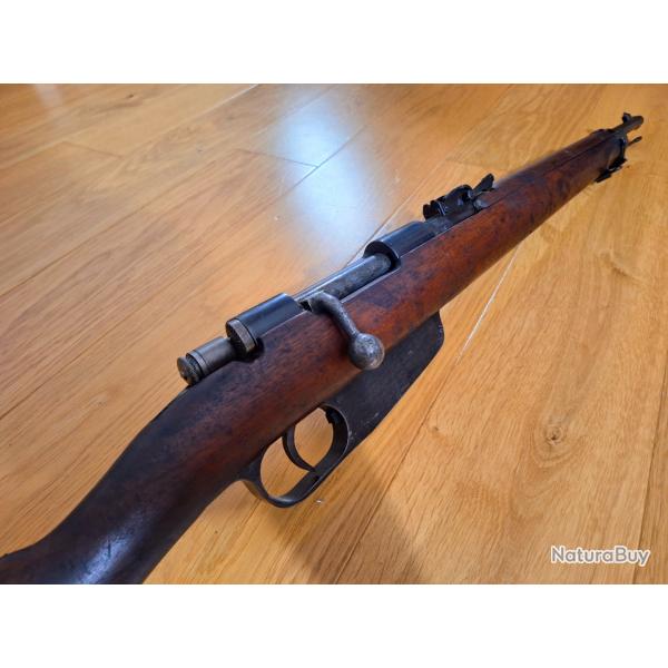 Superbe Carabine Carcano M91TS de 1911 Brescia cal. 6,5x52