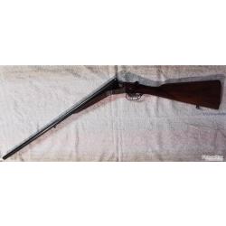 Fusil de collection calibre 16/65.Reparation bois refaite mais visible.