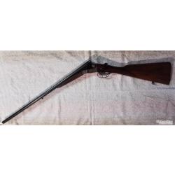 Fusil de collection calibre 16/65.Reparation bois refaite mais visible.