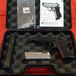 Walther PPK/S Black quasi neuf avec modérateur de son