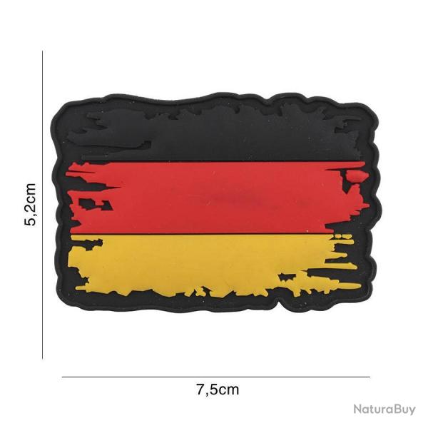 Patch 3D PVC Drapeau Allemagne vintage