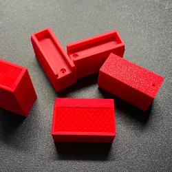 Talon de chargeur CZ455 CZ457 Modèle TCZ-TriLos (base pad) Rouge Mat