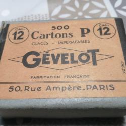 LOT 100 CARTONS GLAC&Eacute;S IMPERM&Eacute;ABLE DE CALIBRE 12