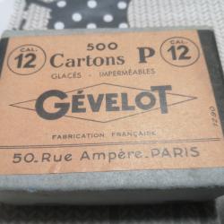 BO&Icirc;TE DE 500 CARTONS GLAC&Eacute;S IMPERM&Eacute;ABLE DE CALIBRE 12