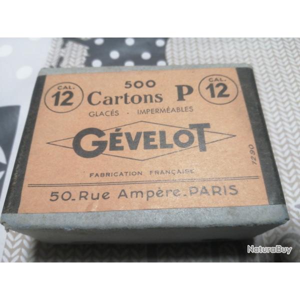 BO�TE DE 500 CARTONS GLAC�S IMPERM�ABLE DE CALIBRE 12