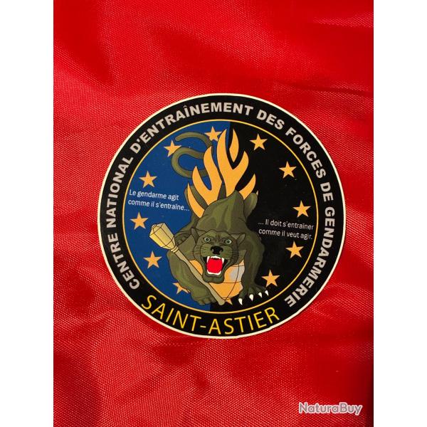 Stikers/autocollant centre entranement gendarmerie