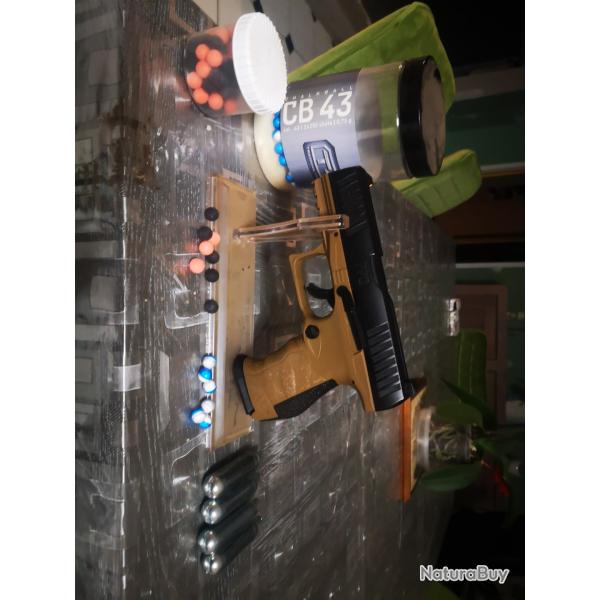 Pistolet co2 walther ppq m2 t4e cal 43