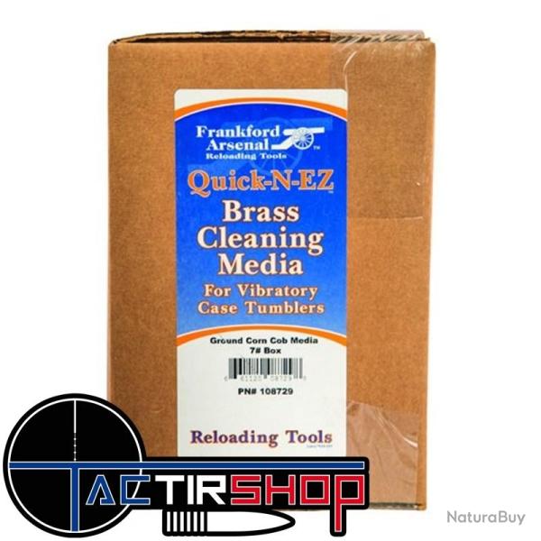 Granul�s de polissage pour tumbler sec Frankford Arsenal Treated Walnut Hull Media 3.17 kg