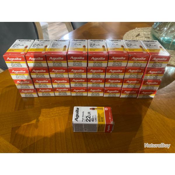 Aguila Hugh vlocity 22lr 40gr