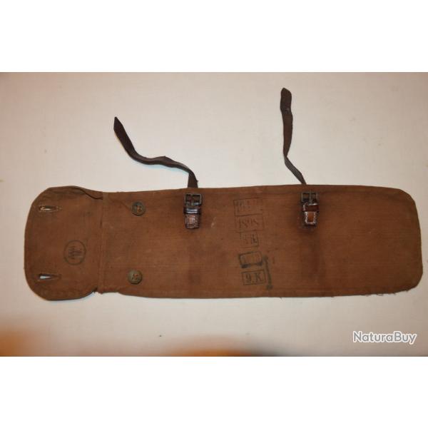 HOUSSE ALLEMANDE EN TOILE POUR PIQUET DE TENTE-INFANTERIE REGIMENT N� 16- DATEE1913-GUERRE 1914/18
