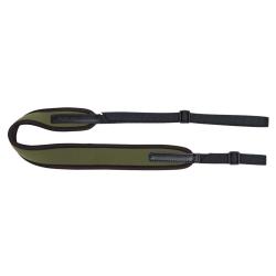 Bon plan ! Bretelle pour fusil en n&eacute;opr&egrave;ne super &eacute;lastique vert
