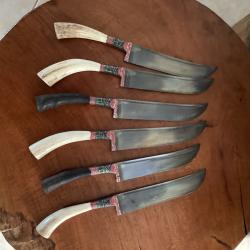 Lot de 6 couteaux OUZBEKS de grande qualit&eacute;