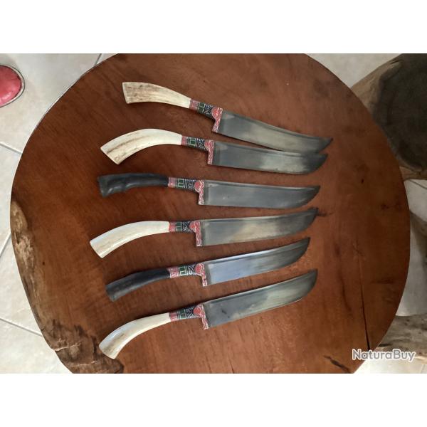 Lot de 6 couteaux OUZBEKS de grande qualit�
