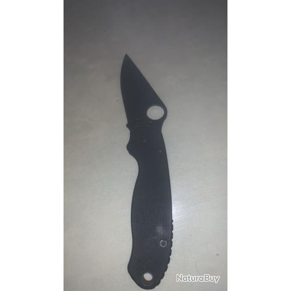 Spyderco paramilitary 3 black