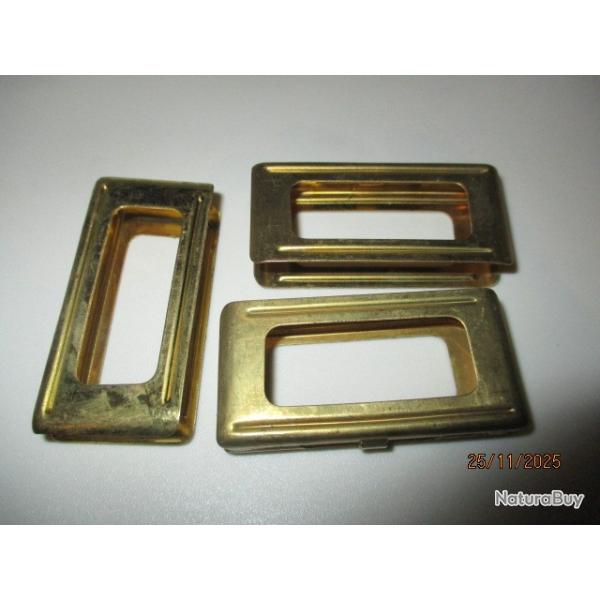 Lot de lames chargeur, r�glementaires italien 6 coups pour carabines Carcano en cal 6,5