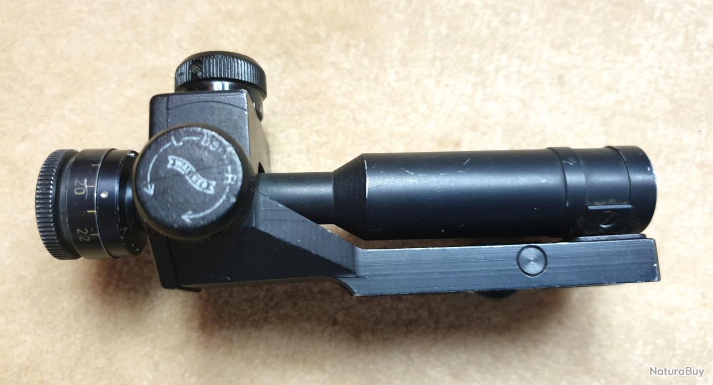 Visière Point Vert Walther UX Competition - Green Dot Résistant Au Tir .22 LR - Réf 21037