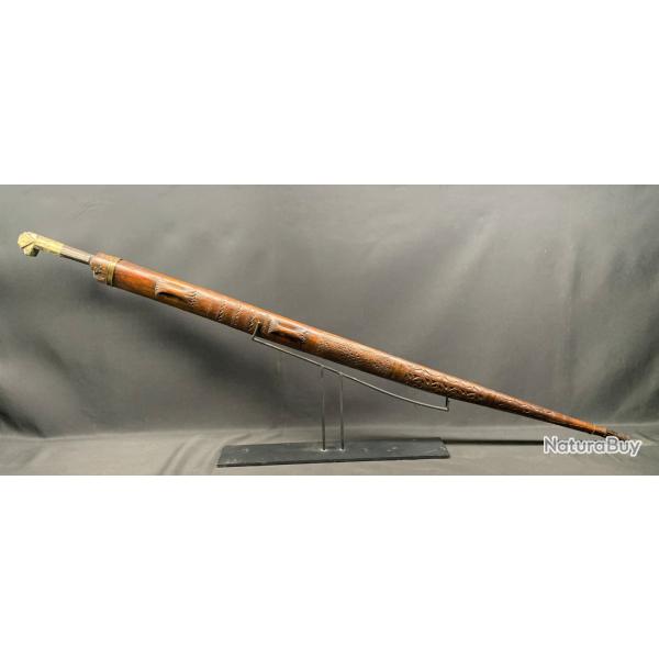 RARE ET SUPERBE EPEE FLISSA TRADITIONNELLE DU MAGHREB, ETHNIE KABYLE IFLISSEN, ALGERIAN SWORD