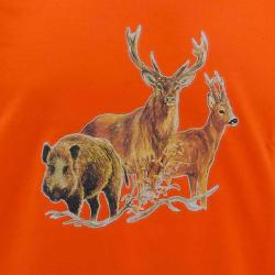 T shirt orange grands animaux Bartavel&reg;