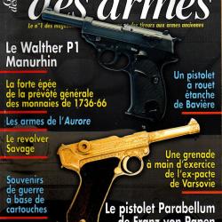 gazette des armes 351 armes &agrave; feu des hussards part 3, walther p1 manurhin, revolver savage,