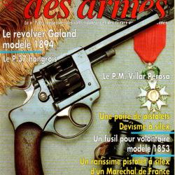 gazette des armes 285, p37 hongrois, galand 1894, fusil volontaire 1853, devisme &agrave; silex,