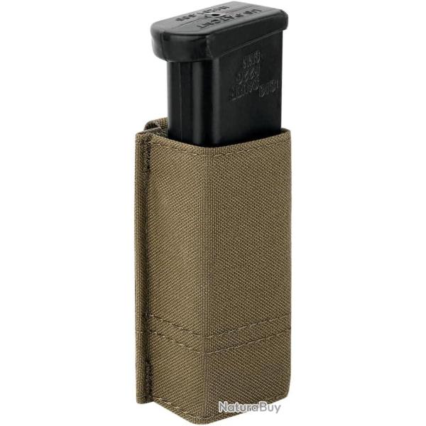 PORTE-CHARGEUR SIMPLE 9mm/.40/.45ACP + INSERT  DGAGEMENT RAPIDE - KAKI - LIVRAISON GRATUITE