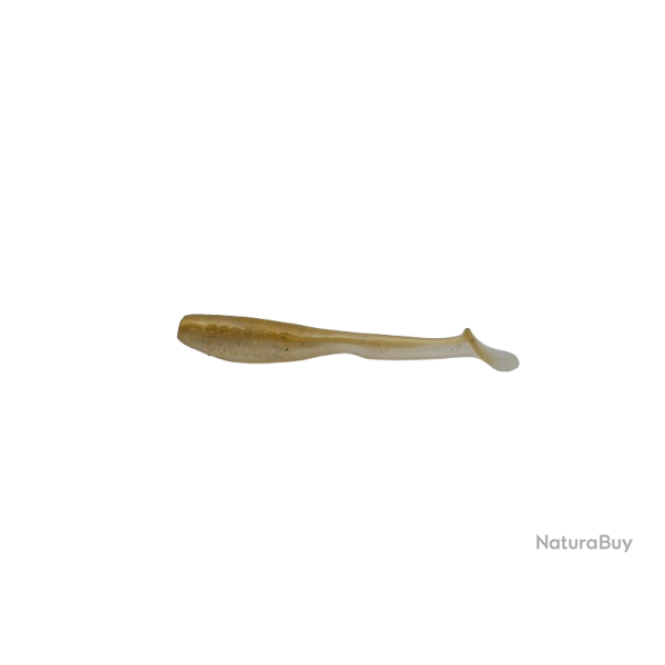 Optimus Shad 50 - Leurres souples sp�cial truite - 1 sachet de 12 leurres / Or