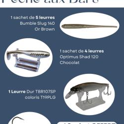 Pack Débutant - Pêche aux bars : 10+3 TP Offerts