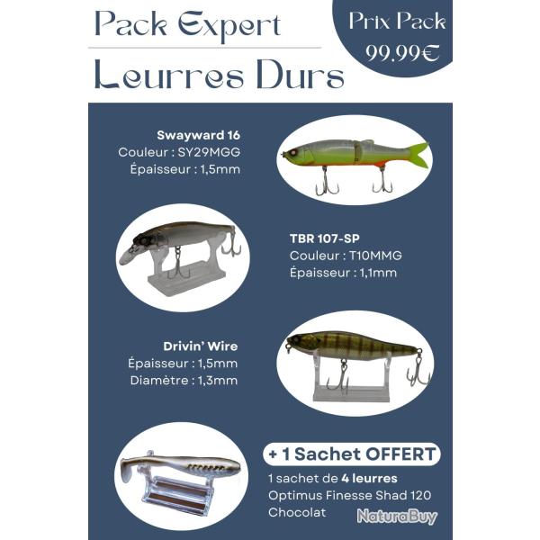Pack Expert - Spcial Leurres Durs + 1 Sachet Offert