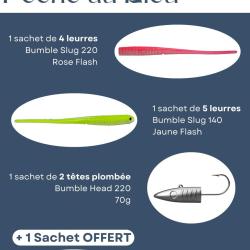 Pack Spécial - Pêche au Lieu : 11 ou 15+4 Offerts - Pack Classique (11 Leurres +4 Offerts) = 26.50