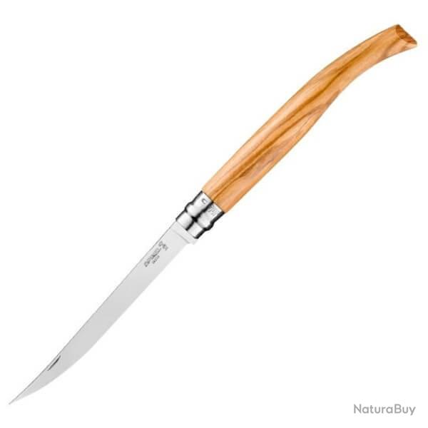 Couteau Opinel N 15 lame effile Olivier 17cm