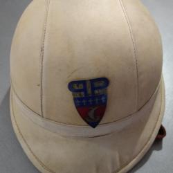 Rare casque d' été de la police Parisienne. casque colonial police de Paris