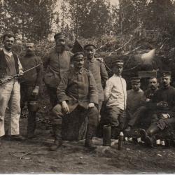 CPA -Photo - Un Groupe Soldats Allemand- N&deg;4376