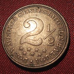 Panama, piece de 2,1/2 centimos de 1907 ttb