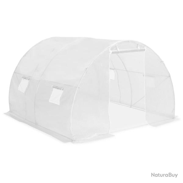 Serre tente abri plante fleur lgumes 9 m 300 x 300 x 200 cm blanc 02_0044457