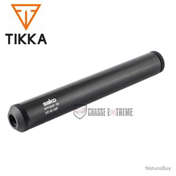 Silencieux TIKKA-SAKO Optisup 1/2X28 Unf Cal 22 Lr Noir