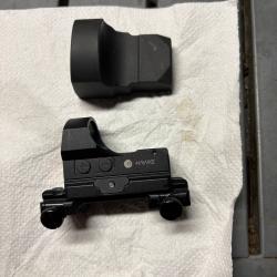 Montage amovible Fabarm asper 1 et 2 merkel KR1 et autres + point rouge Hawke grand écran circle dot