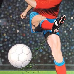 EURO 84 STRASBOURG  AFFICHE OFFICIELLE NEUVE RARE