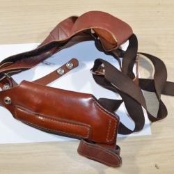 Holster d'épaule Gould Goodrich 43/24 Cuir  revolver / pistolet à identifier (15)