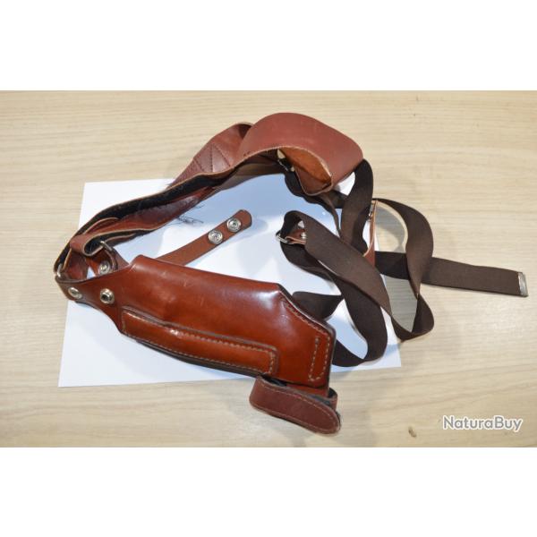 Holster d'paule Gould Goodrich 43/24 Cuir  revolver / pistolet  identifier (15)
