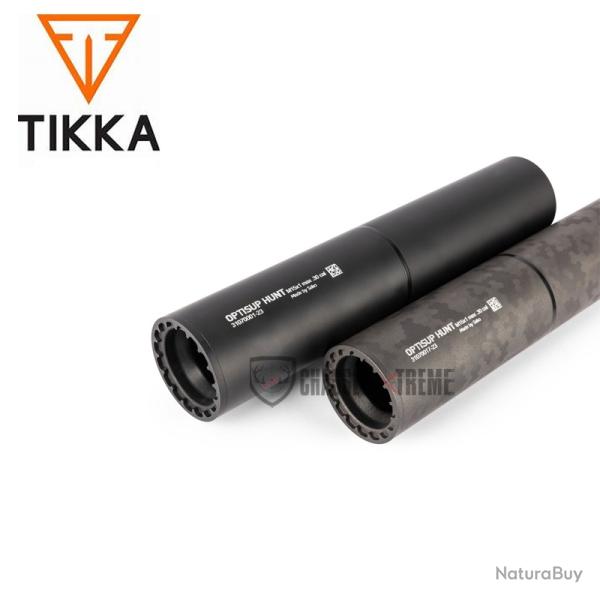 Silencieux TIKKA Optisup Hunt Manchonnable 5/8"x24 Unef Cal 30 Black Velvet