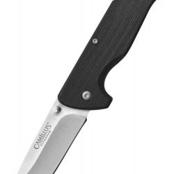 Camillus Bushcrafter Mini  Couteau pliant compact 7 cm, lame acier 440 + manche Micarta