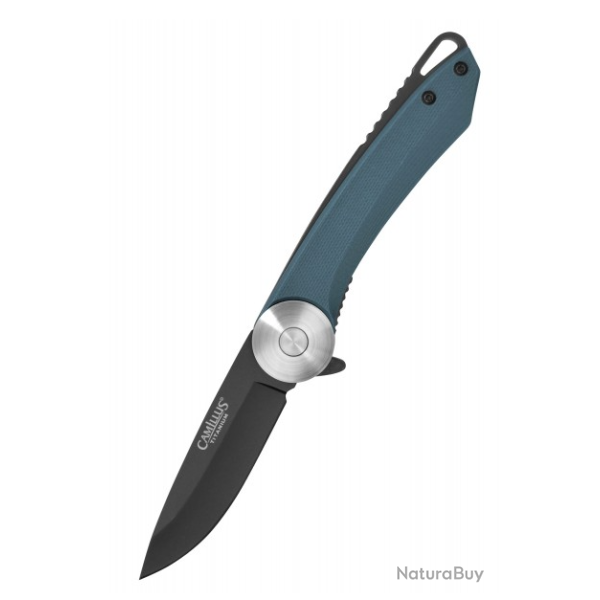 Camillus Cirque - couteau de poche pliant bleu lame Titanium-coated