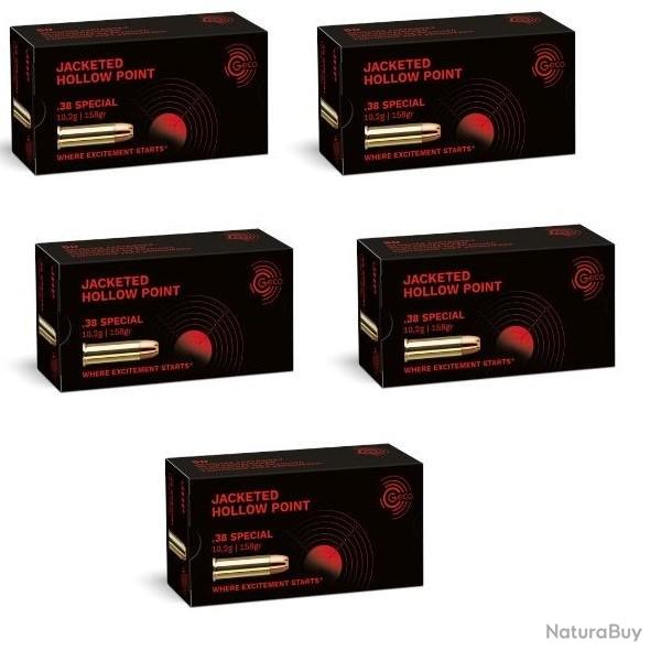 Munitions GECO cal.38 spcial jhp 158gr 10.2g par 250