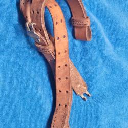 Bretelle pour US Garand en cuir modèle 1907 état proche du neuf