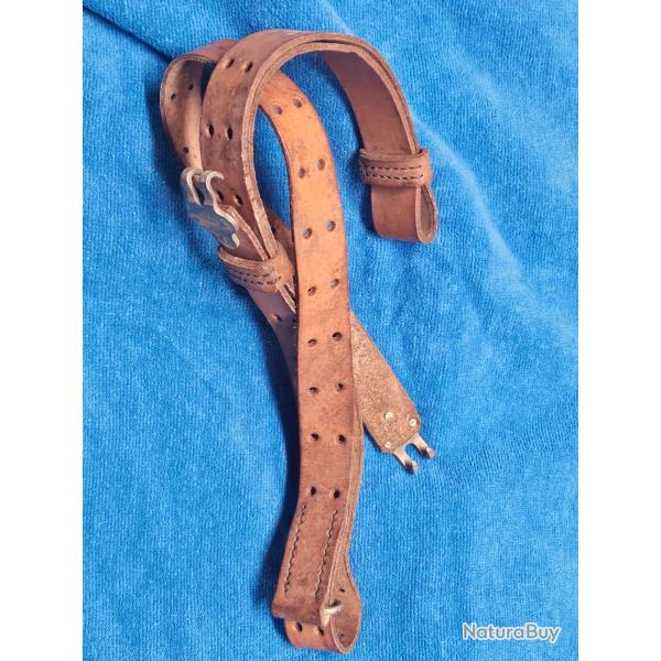 Bretelle pour US Garand en cuir modle 1907 tat proche du neuf