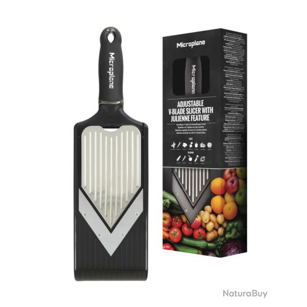 MANDOLINE MICROPLANE V BLADE+JULIENNE