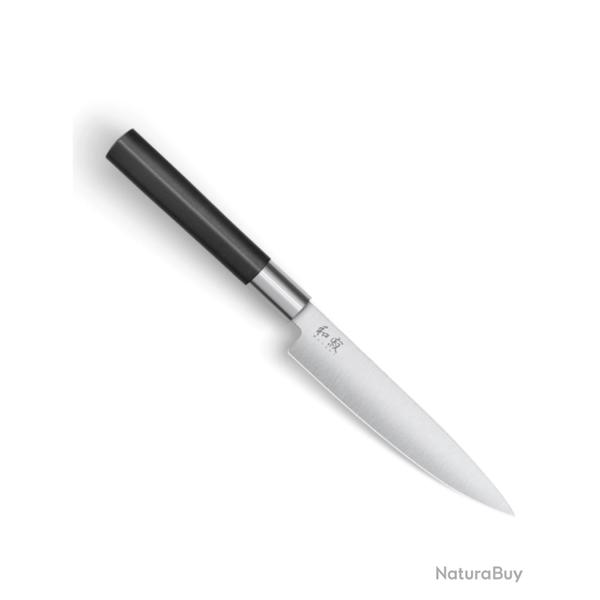 COUTEAU UNIVERSEL 15 CM KAI WASABI BLACK