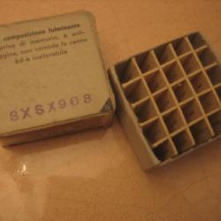 boite vide de munitions 7,65, fabrique fédérale de munitions de Thoune ( suisse), avant 1980