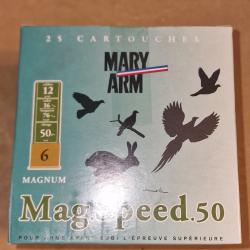 Cartouches Mary Arm Mag.Speed.50 cal. 12/76 N°6 HILMAR SUPER DESTOCK !!!